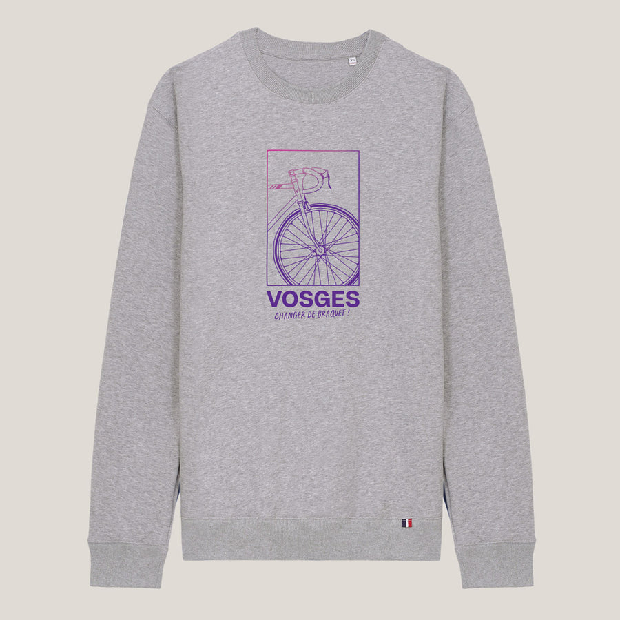 sweat-shirt gris chiné Changer de braquet