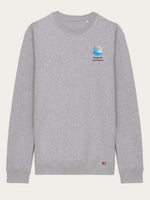 sweat-shirt Alex gris chiné Team for the Planet - vue de face