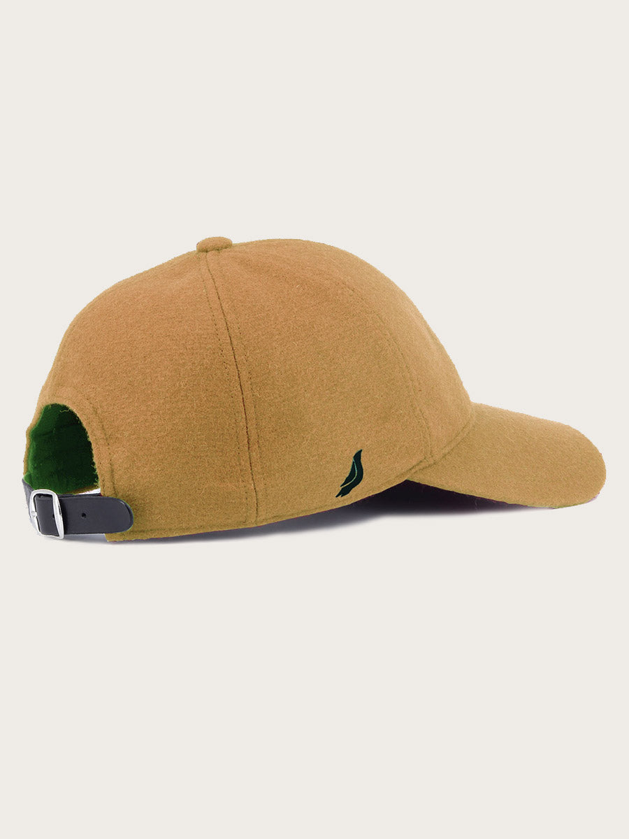 casquette ayma laine moutarde vue de profil