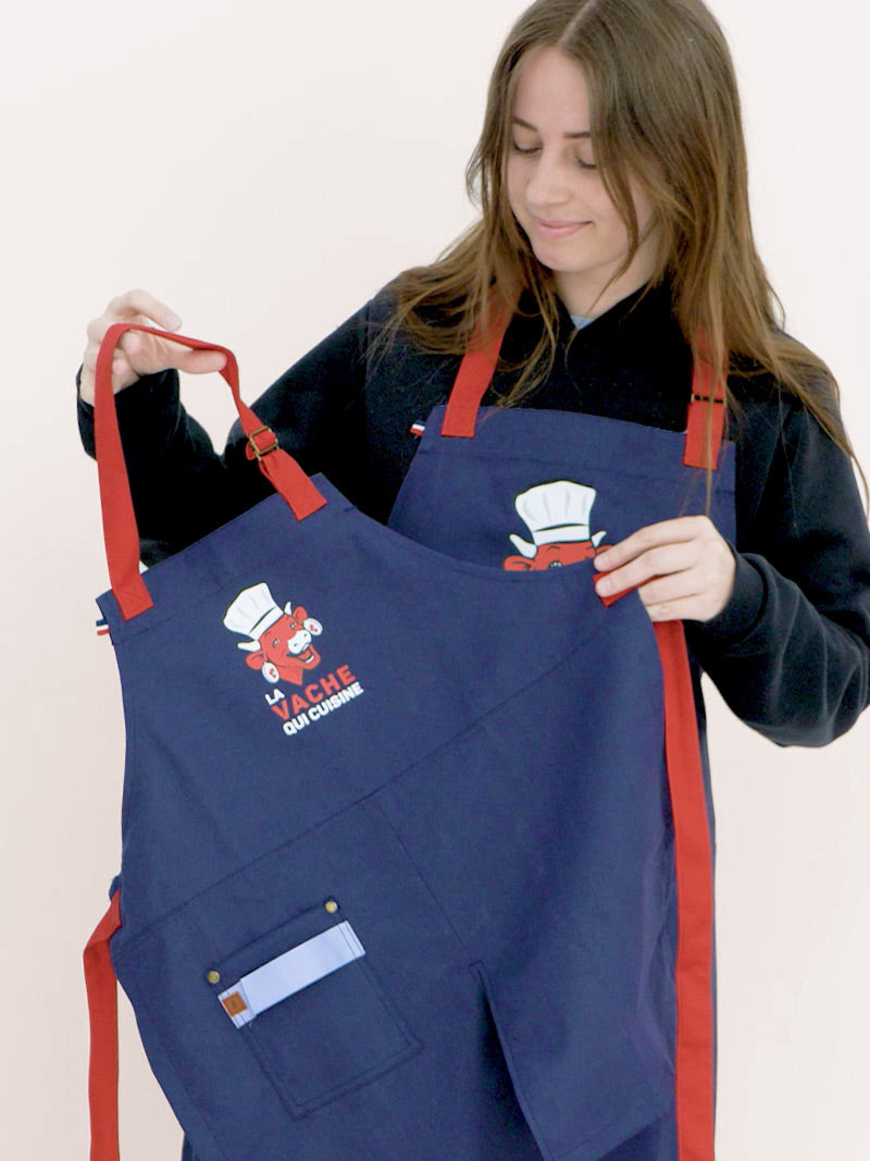 tabliers la vache qui cuisine portés