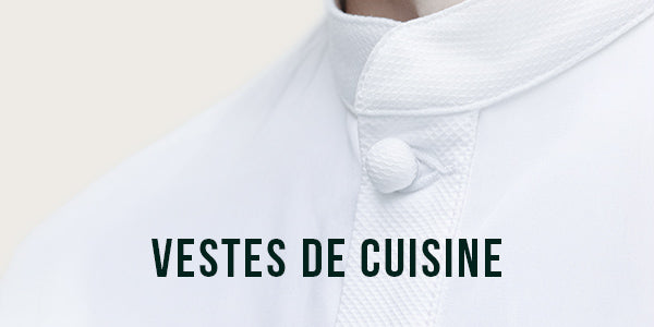 collection vestes de cuisine - mobile