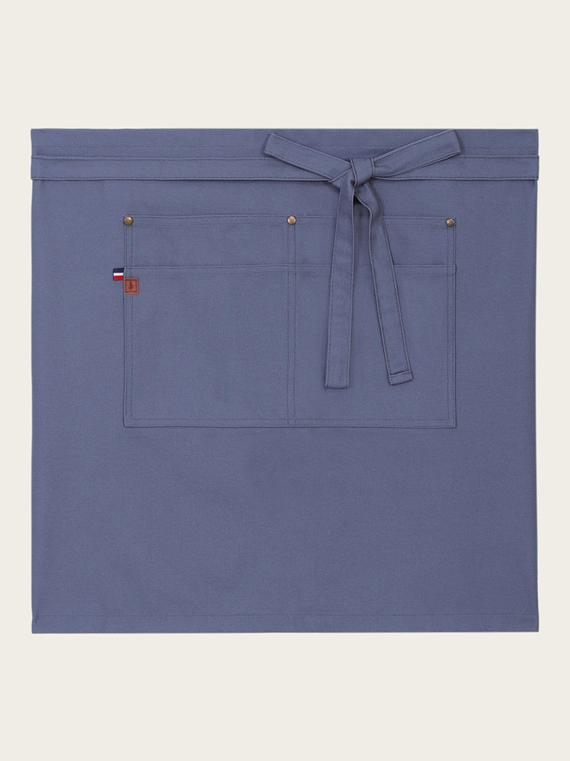 tablier chacha gris bleu