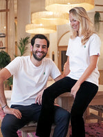 t-shirts Charlie porté par Thomas et Ophélie