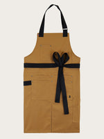 tablier Cumbia caramel piqué à plat