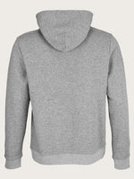 sweat-shirt capuche gabriel gris chiné dos