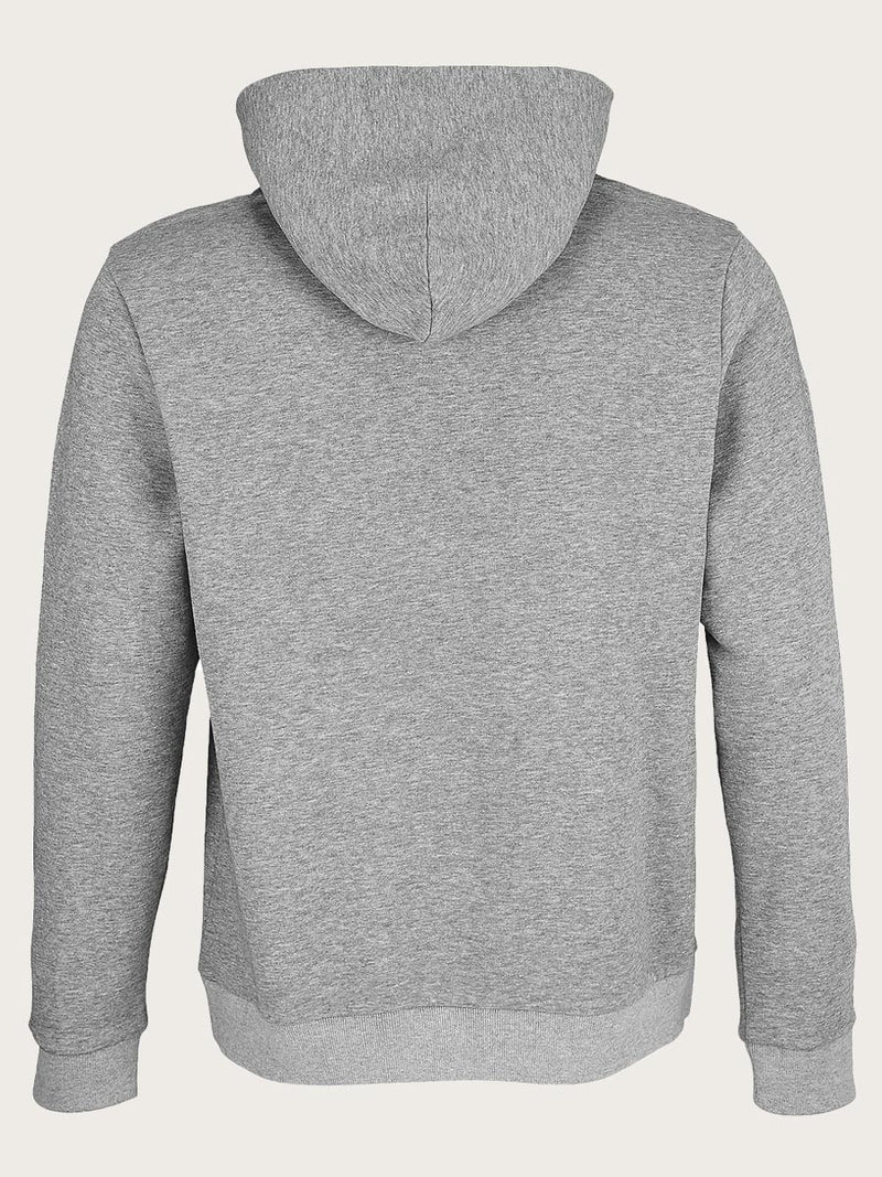 sweat-shirt capuche gabriel gris chiné dos
