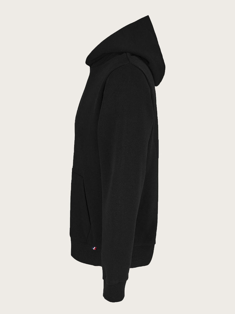 sweat-shirt capuche gabriel noir face côté
