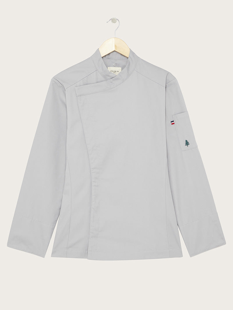 veste joker homme grise piquée à plat