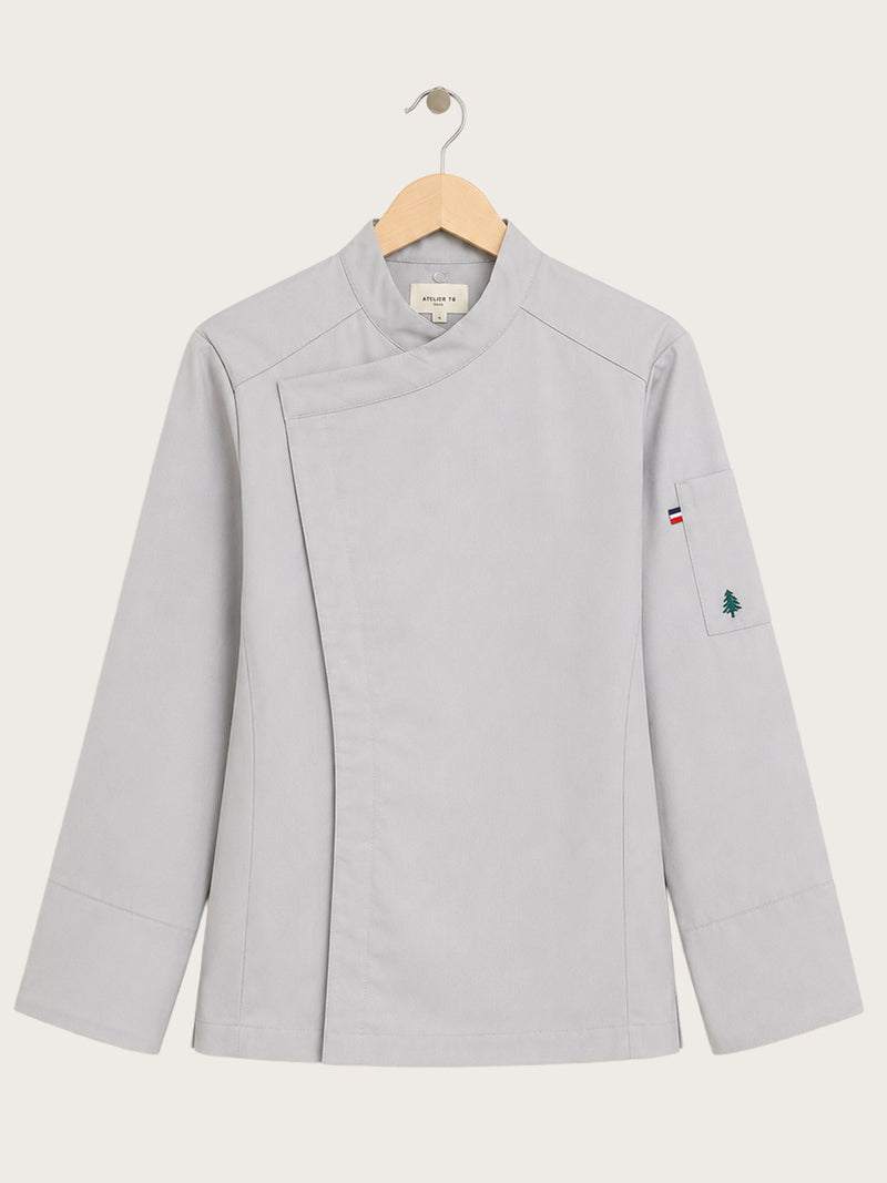 veste joker homme grise piquée à plat