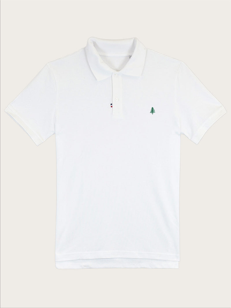 face avant Marceau blanc piqué à plat