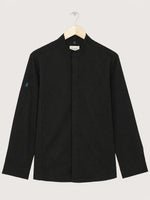 veste maya ML noire piquée à plat