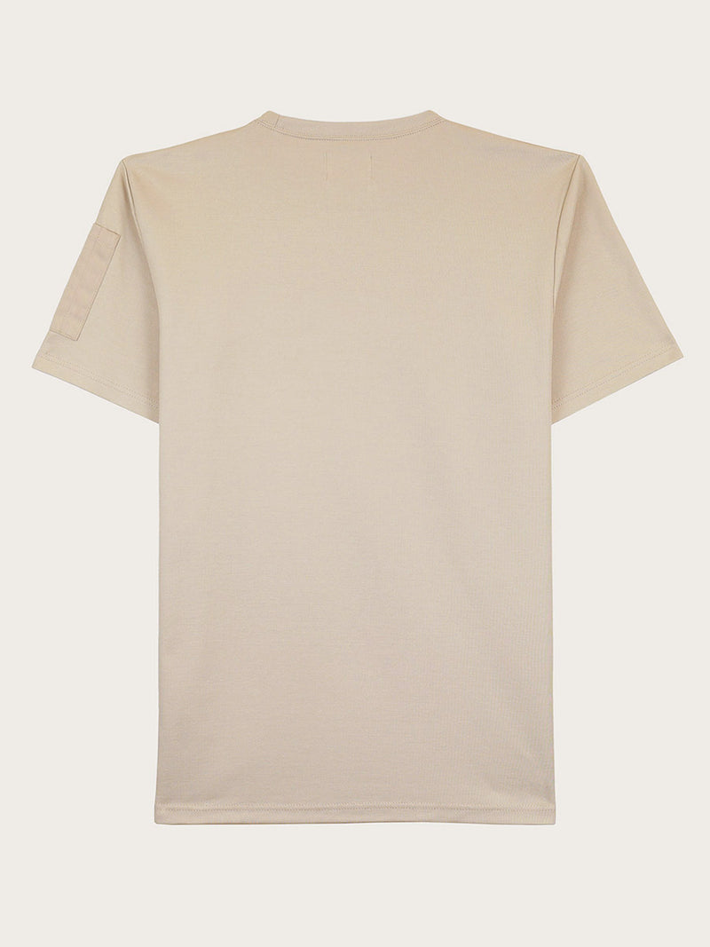 t-shirt Nemo beige à plat vue de dos