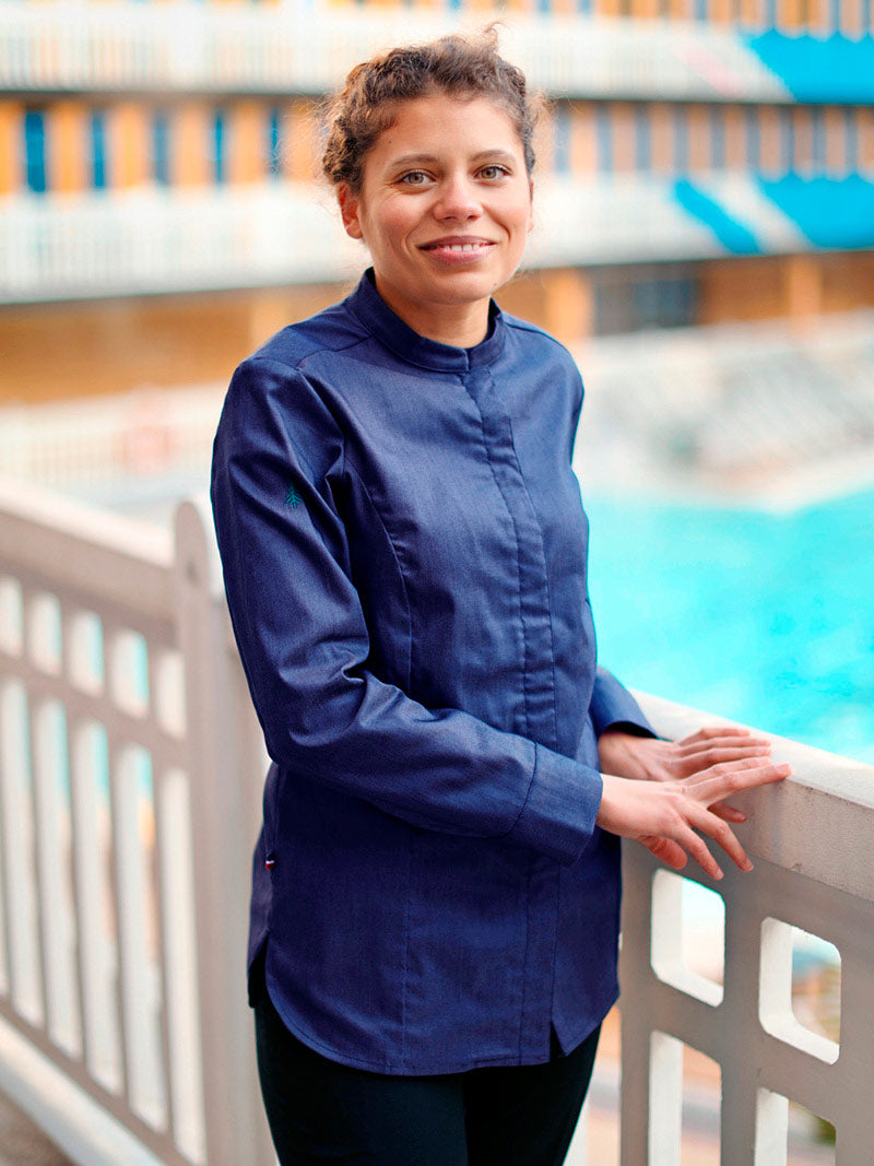 veste Newlook denim pour femme portée