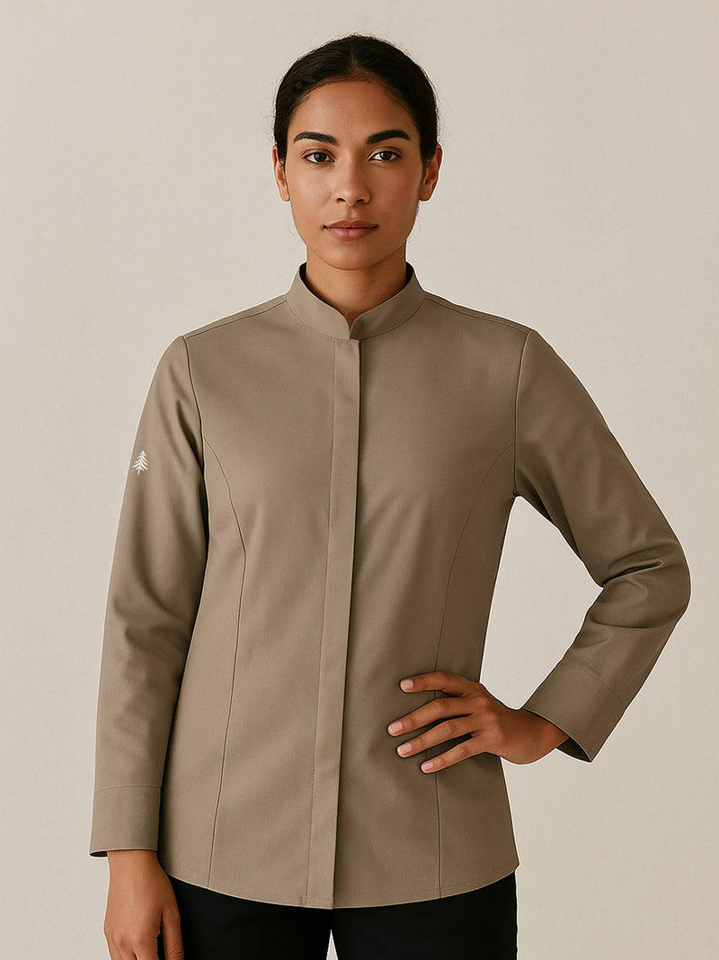 veste Newlook kaki femme sur modèle féminin