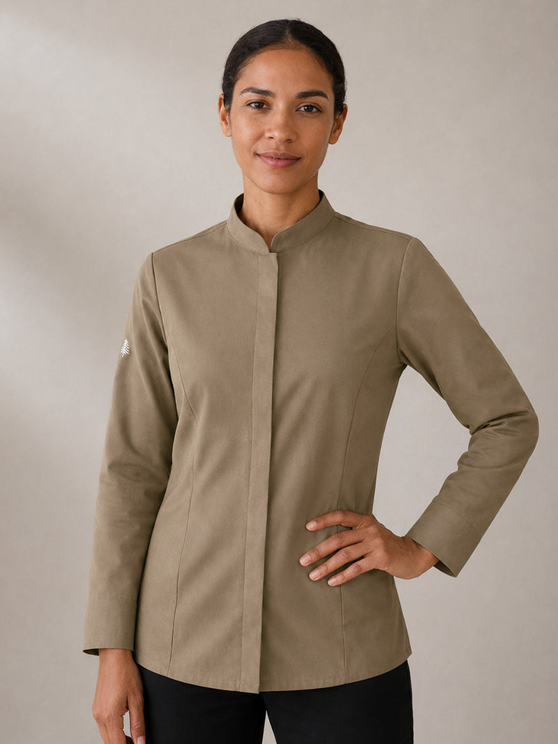 veste Newlook kaki femme sur modèle féminin