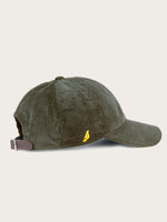 vue de profil casquette ayma vert sapin