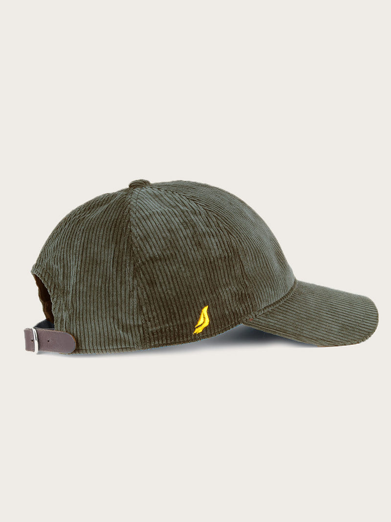 vue de profil casquette ayma vert sapin