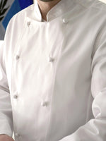 boutonnage veste de cuisine Paul portée