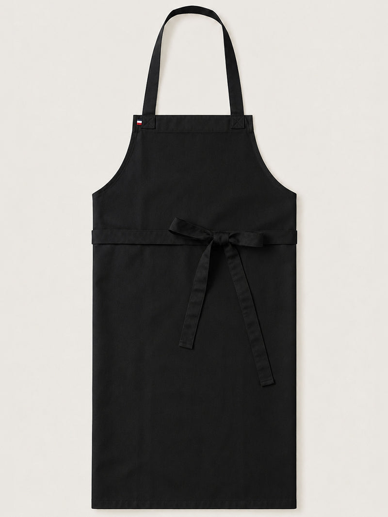 tablier Pavane noir 2.0 piqué à plat