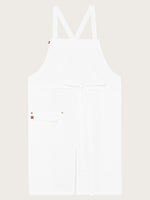 tablier Rumba blanc piqué à plat