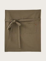 tablier demi chef séga kaki piqué à plat