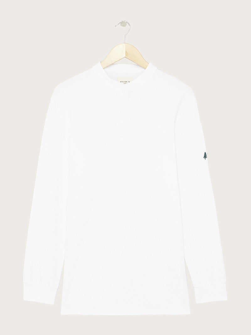 polo Simba ML blanc packshot