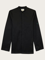 veste Steph noir piquée à plat vue de face