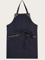 tablier tango denim piqué à plat