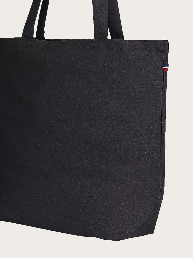 sac Tristan noir vue de 3/4