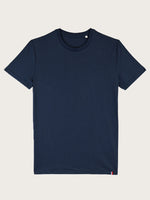 t-shirt yvon marine piqué à plat