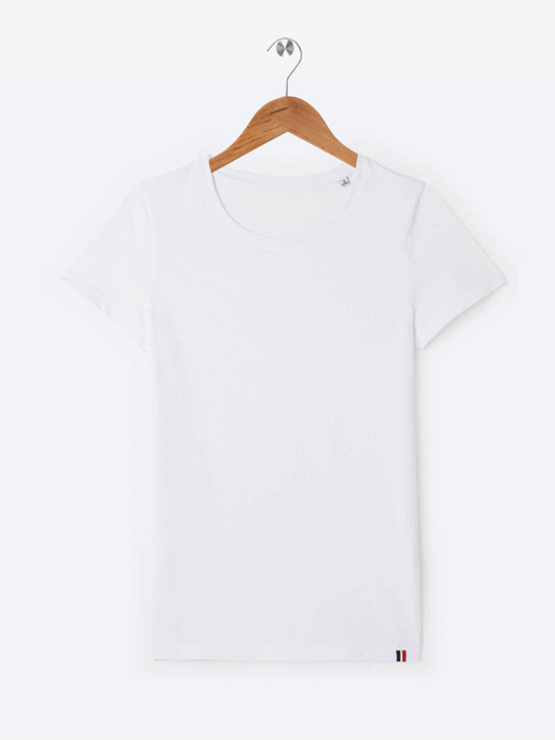 t-shirt yvonne blanc à plat