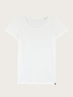 t-shirt yvonne blanc piqué à plat