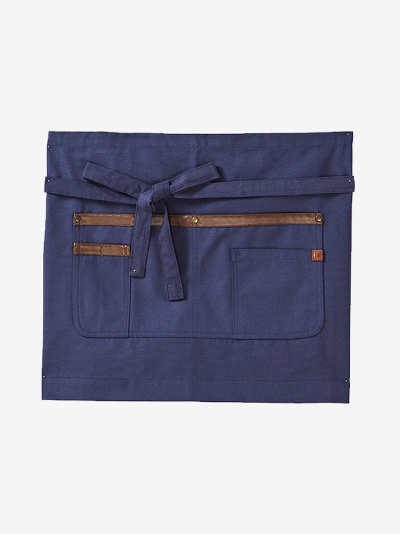 tablier court jave bleu marine