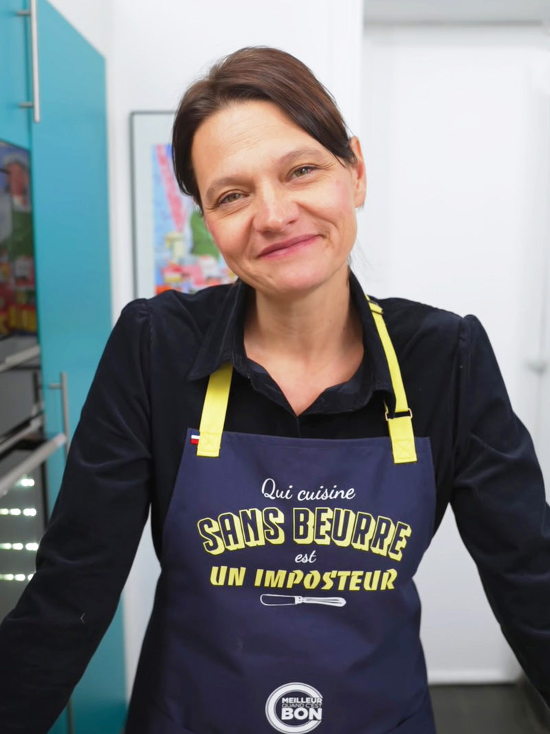tablier punchlines beurre porté par EJ