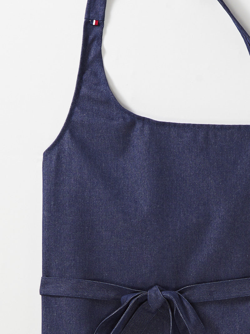 détail tablier Boogie piqué à plat