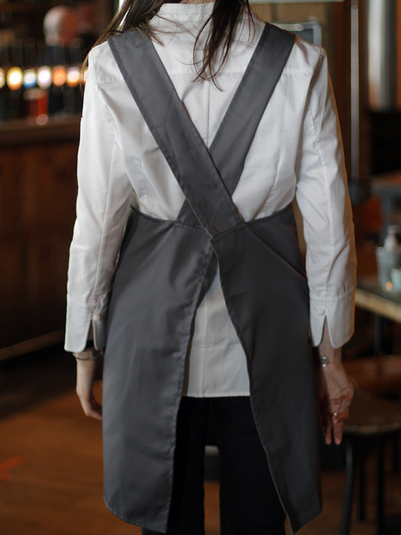 tablier japonais gris ardoise buto de dos