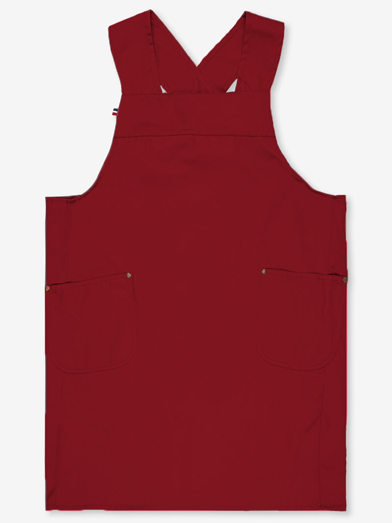 tablier japonais rouge cerise buto