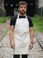 tablier cancan crème porté