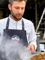 tablier LTDT porté par le chef Collet