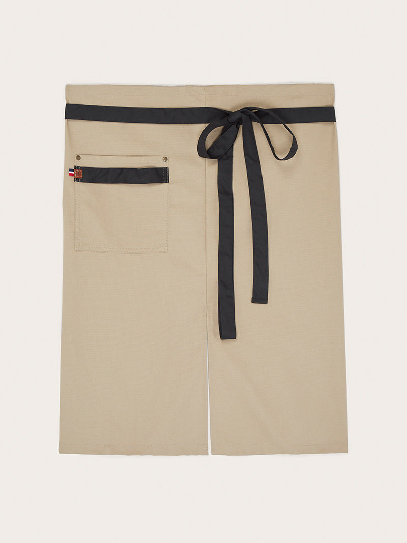 tablier flamenco camel à plat