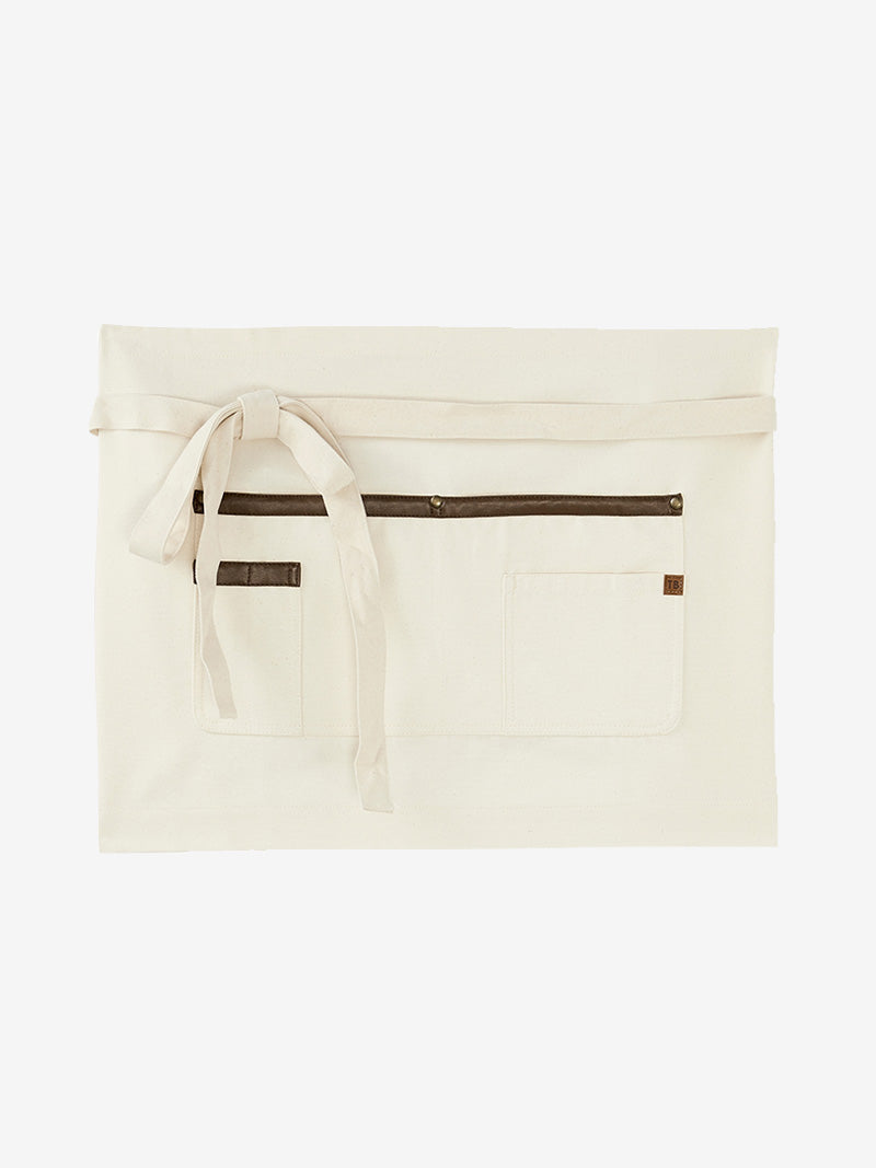 tablier court java crème