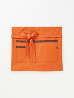 tablier court java orange