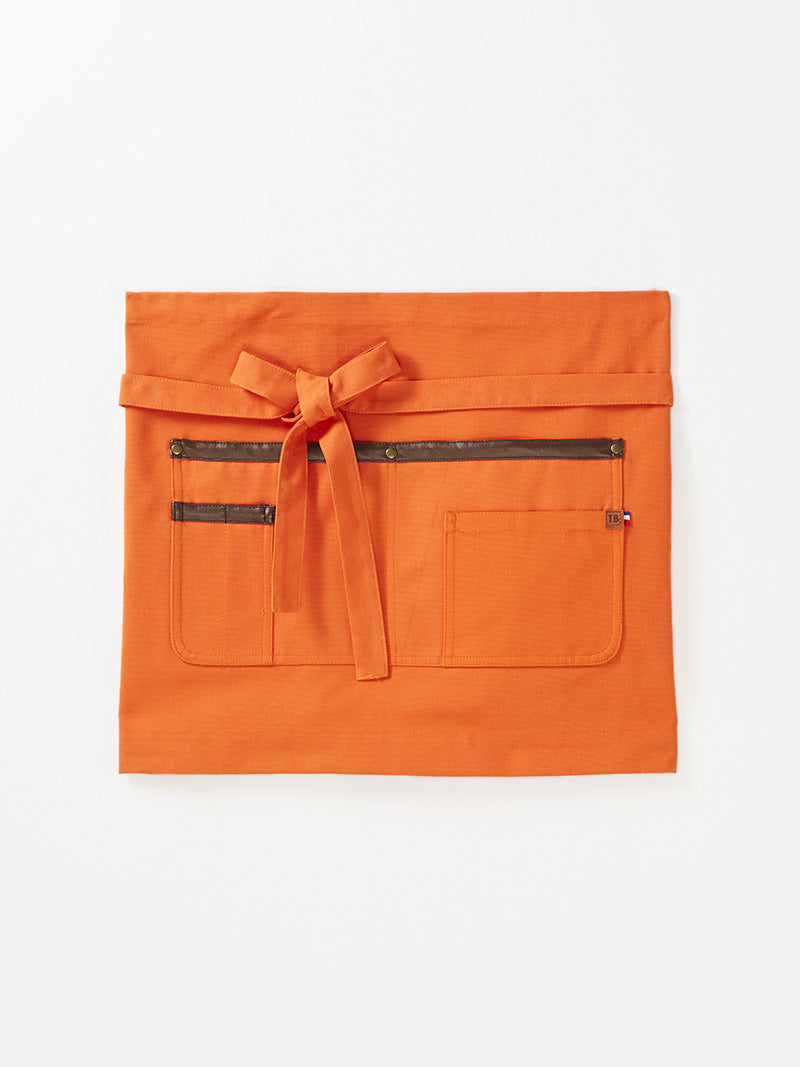 tablier court java orange