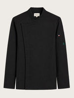 veste noire joker piquée à plat