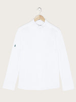 veste blanche Lilo piquée à plat