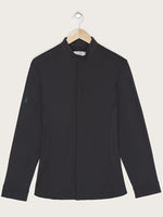 veste noire Lilo piquée à plat