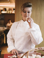 veste de cuisine MGB prestige sur femme