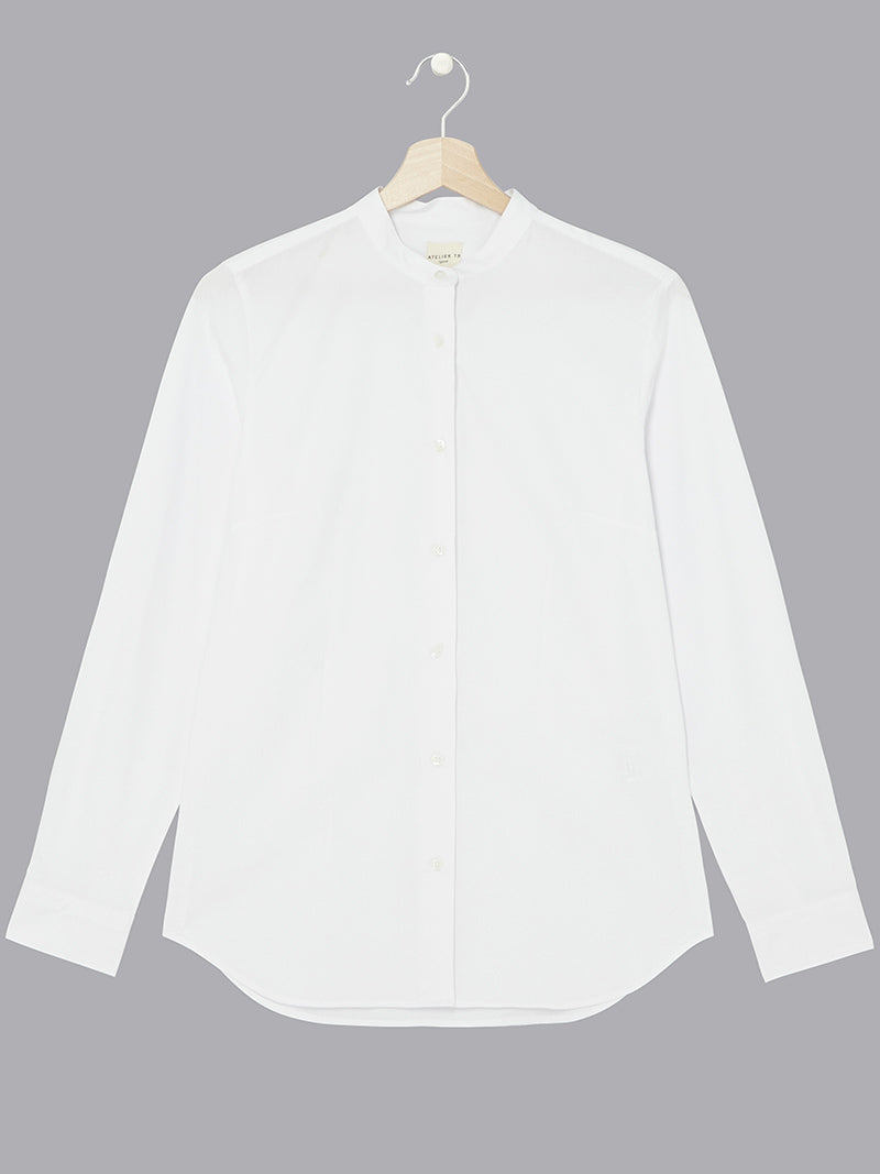 chemise blanche sandra à plat