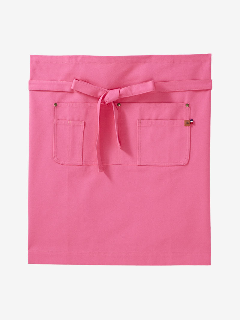 tablier demi chef séga rose