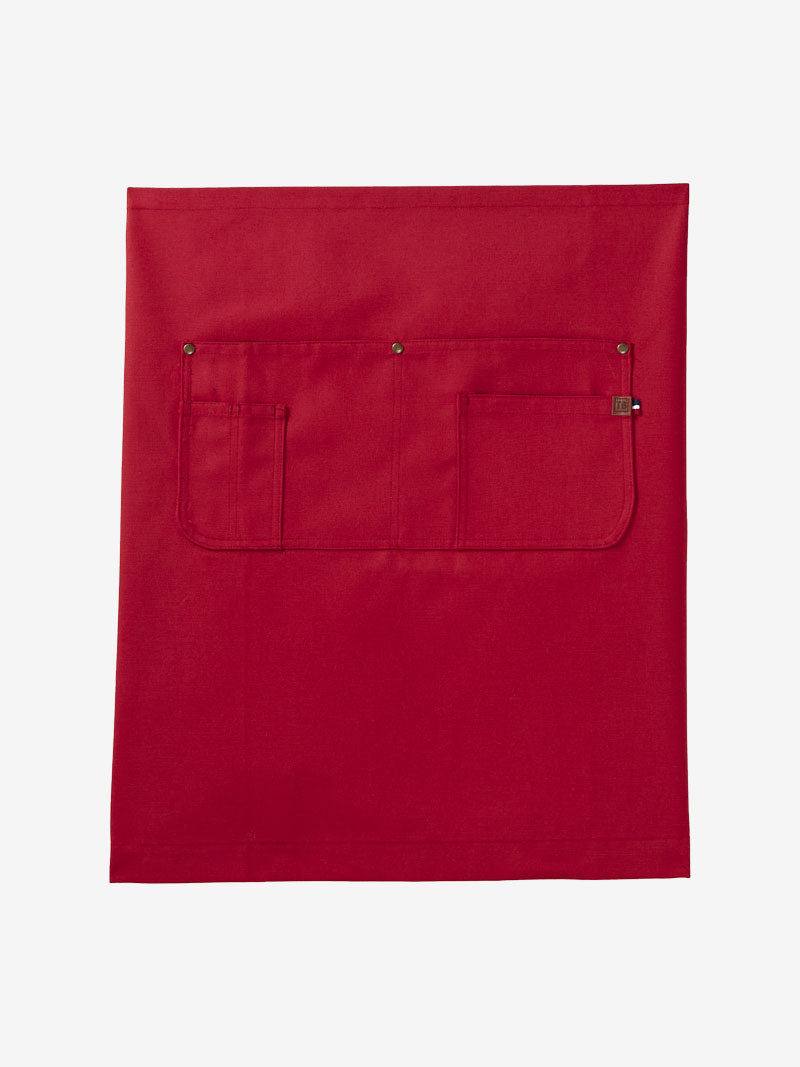 tablier demi chef séga rouge